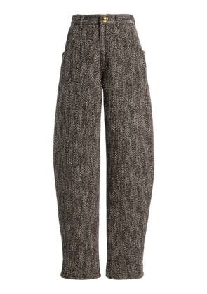 DARKPARK Khris Herringbone Cotton-Blend Barrel-Leg Pants - Moda Operandi
