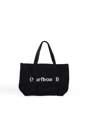 STOCKHOLM SURFBOARD CLUB MAN BLACK TOTE BAGS