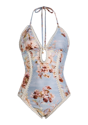 Zimmermann Awaken Crochet Keyhole Swimsuit - Moda Operandi