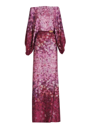 Silvia Tcherassi Lorella Belted Off-The-Shoulder Floral Crepe Maxi Dress - Moda Operandi