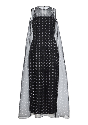 Emilia Wickstead Selina Polka-Dot Taffeta Midi Dress - Moda Operandi