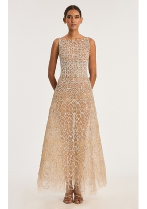 Oscar de la Renta Embellished Tulle Gown - Moda Operandi