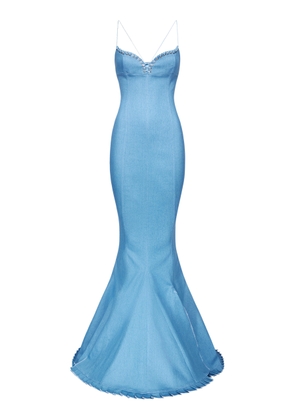 Ludovic de Saint Sernin Cotton Maxi Mermaid Dress - Moda Operandi