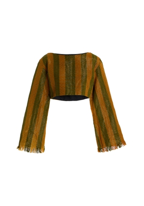 Kilentar Exclusive Awo Handwoven Cotton Top - Moda Operandi