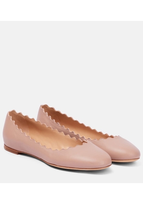 Chloe Lauren leather ballet flats