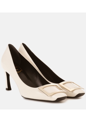 Roger Vivier Belle Vivier Trompette leather pumps