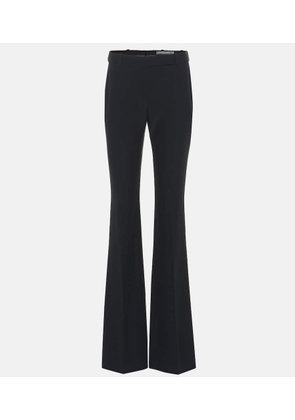 McQueen Mid-rise flared pants
