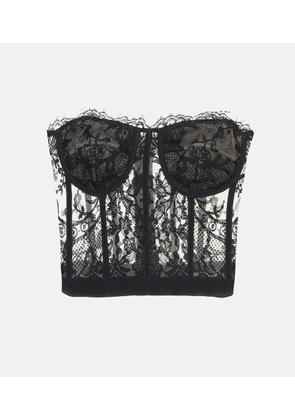 McQueen Lace bustier