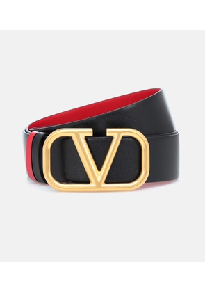 Valentino Garavani VLogo Signature reversible leather belt