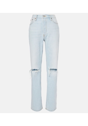Re/Done Loose high-rise straight jeans