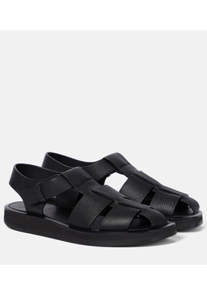 The Row Fisherman leather sandals