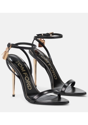 Tom Ford Padlock leather sandals