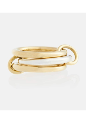 Spinelli Kilcollin Taurus SG 18kt gold and sterling silver linked rings