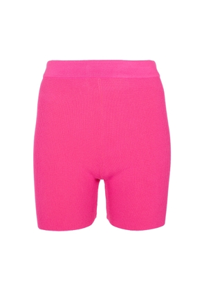 Jacquemus Le Short Arancia knit biker shorts