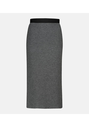 Moncler Wool and cashmere midi skirt