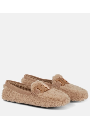 Tod's Shearling loafers