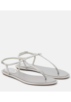 Rene Caovilla Diana embellished thong sandals