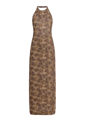 Tove Colette Animal-Print Jersey Midi Halter Dress - Moda Operandi
