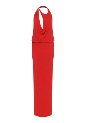 ILA THE BRAND Anya Draped Cutout Jersey Maxi Dress - Moda Operandi