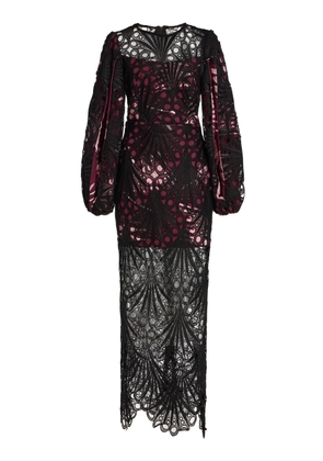 Busayo Monife Openwork Cotton Maxi Dress - Moda Operandi