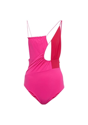 Nensi Dojaka Cutout asymmetric swimsuit
