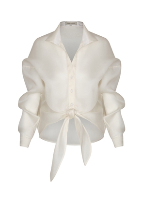 Andres Otalora Vinculo Infinito Silk Top - Moda Operandi