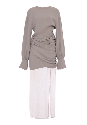 Nensi Dojaka Drop-Waist Midi Dress - Moda Operandi