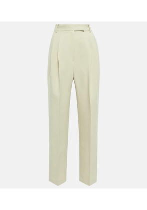 The Frankie Shop Bea twill high-rise pants