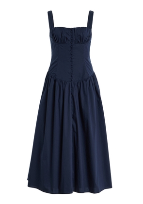 Cult Gaia Emmett Corset Poplin Midi Dress - Moda Operandi