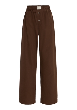 Comme Si La Boxer Alta Striped Cotton-Poplin Pants - Moda Operandi