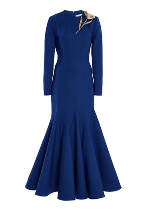 Carolina Herrera Wool-Blend Midi Dress - Moda Operandi