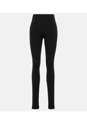 Toteme Zip high-rise leggings