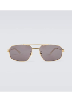 Bottega Veneta Bond square aviator sunglasses