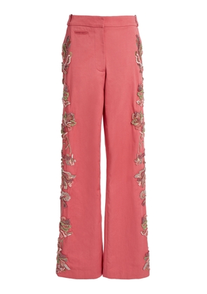 Christopher Esber Duke Embellished Cotton Wide-Leg Pants - Moda Operandi