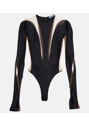 Mugler Paneled bodysuit