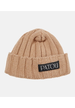 Patou Ribbed-knit wool and cashmere beanie