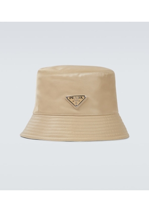 Prada Logo tab bucket hat