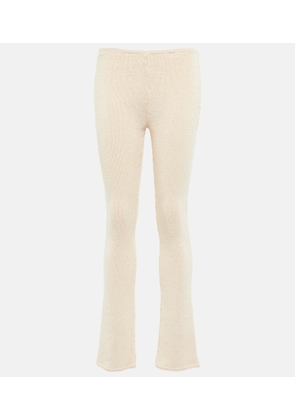Magda Butrym Crochet high-rise slim pants