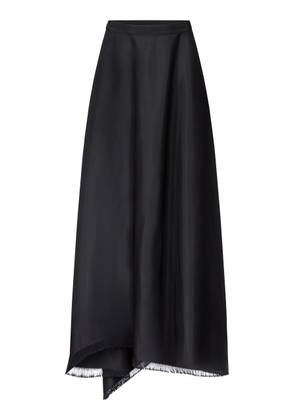 FFORME Ash Draped Satin Maxi Skirt - Moda Operandi