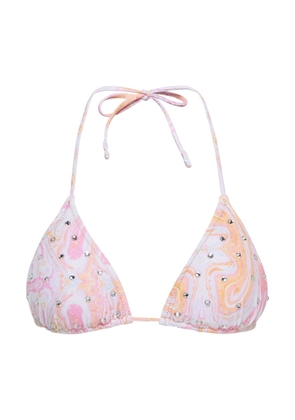 Reina Olga Susan embellished bikini top