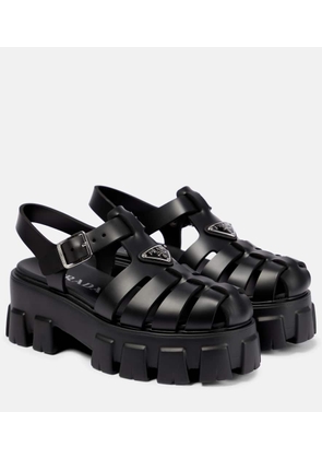 Prada Monolith platform sandals