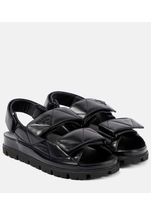 Prada Quilted leather sandals
