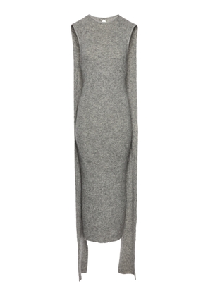 Magda Butrym Scarf-Detailed Mohair-Blend Maxi Dress - Moda Operandi