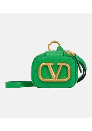 Valentino Garavani VLogo leather AirPods Pro case