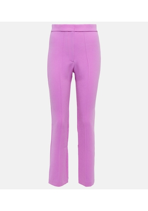 Alex Perry Dallin high-rise straight cropped pants