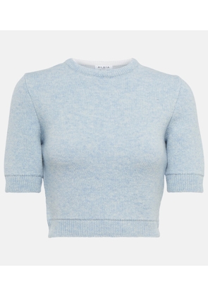 Alaia Wool crop sweater