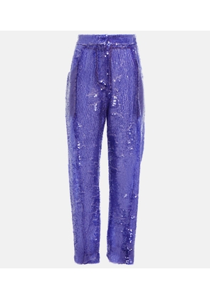 Blaze Milano Sorraia sequined wide-leg pants
