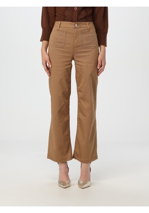 Pants LIU JO Woman color Sand