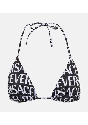 Versace Logo bikini top