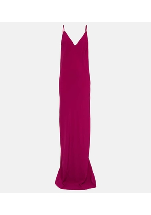 Rick Owens Silk-satin maxi dress